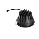 SLV Indbygnings loftlampe NUMINOS® M rund, egnet til VDU-arbejdsstationer IP20, sort, hvid, lakeret dæmpbar