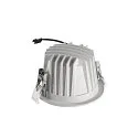 SLV Indbygnings loftlampe NUMINOS® L rund, egnet til VDU-arbejdsstationer IP20, hvid, lakeret dæmpbar