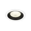 Indbygnings loftlampe NUMINOS® L egnet til VDU-arbejdsstationer IP20, sort, hvid dæmpbar
