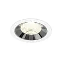 Indbygnings loftlampe NUMINOS® L egnet til VDU-arbejdsstationer IP20, chrom, hvid dæmpbar