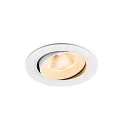 Indbygnings loftlampe NUMINOS® MOVE L rund, egnet til VDU-arbejdsstationer IP20, hvid, lakeret dæmpbar
