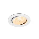 Indbygnings loftlampe NUMINOS® MOVE L rund, egnet til VDU-arbejdsstationer IP20, hvid, lakeret dæmpbar