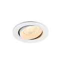 Indbygnings loftlampe NUMINOS® MOVE L rund, egnet til VDU-arbejdsstationer IP20, hvid, lakeret dæmpbar