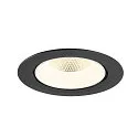 SLV Indbygnings loftlampe NUMINOS® GIMBLE XL egnet til VDU-arbejdsstationer IP20, sort, hvid, lakeret dæmpbar