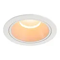 Indbygnings loftlampe NUMINOS® XL rund, egnet til VDU-arbejdsstationer IP20, hvid, lakeret dæmpbar