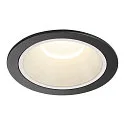 Indbygnings loftlampe NUMINOS® XL rund, egnet til VDU-arbejdsstationer IP20, sort, hvid, lakeret dæmpbar