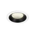 Indbygnings loftlampe NUMINOS® XL egnet til VDU-arbejdsstationer IP20, sort, hvid dæmpbar