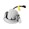 SLV Indbygnings loftlampe NUMINOS® GIMBLE XS rund, egnet til VDU-arbejdsstationer IP20, hvid, lakeret dæmpbar