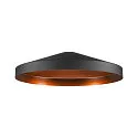 Lampeskærm LALU® TETRA 36, bronze, sort