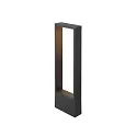 outdoor floor lamp FLATT II 62 PHASE down, sea-air resistant IP65, black, lacquered dimmable