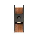 outdoor wall luminaire FLATT II SENSOR PHASE up / down, with sensor, switchable, sea-air resistant IP54, anthracite, brown