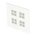 SLV Gitterlampe PAVANNO 625 45 WB WH ON-OFF CCT Switch, UGR < 19, omskiftelig, multipower IP20, hvid 