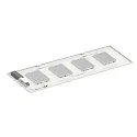 SLV grid luminaire PAVANNO 1200/300 45 WB WH DALI DALI controllable, CCT Switch, UGR < 19, multipower IP20, white dimmable