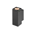 outdoor wall luminaire THEO PRO S UP/DOWN small, square, DALI controllable, sea-air resistant IP65, anthracite