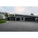 outdoor wall luminaire THEO PRO S UP/DOWN small, square, DALI controllable, sea-air resistant IP65, anthracite