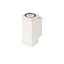 SLV Udendørs wall luminaire THEO PRO S UP/DOWN lille, firkantet, DALI styrbar, havluftbestandig IP65, hvid, lakeret dæmpbar