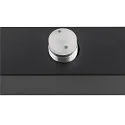 SLV Spejllampe SUN MIRROR QUAD med omskifterknap IP44, sort, lakeret 