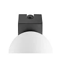 SLV Spejllampe SUN MIRROR QUAD med omskifterknap IP44, sort, lakeret 