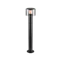 SLV Udendørs stativlampe TAHA II 70 CCT Switch IP65, sort, lakeret dæmpbar