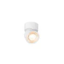 Væg- og Loftlampe KALU 2.0 SINGLE PHASE 1-flamme, UGR < 19, kardanisk drejning IP20, hvid dæmpbar