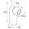 Væg- og Loftlampe DYSKO IP20