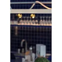 1-phase spot DYSKO cardanic swivelling, ball shaped IP20, glossy, gold dimmable
