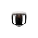 Bordlampe PANTILO cylindrisk E27, chrom dæmpbar