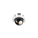 SLV Indbygnings loftlampe DYSKO rund IP20, sort, hvid dæmpbar