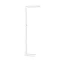 SLV Standerlampe WORKLIGHT EASY FL med afbryder, egnet til VDU-arbejdsstationer, hvid dæmpbar