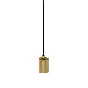 SLV Pendel FITU PD RIBBED E27 IP20, guld dæmpbar