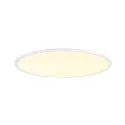 Loftlampe PANEL 60 rund, egnet til VDU-arbejdsstationer IP20, hvid, lakeret dæmpbar