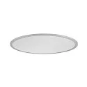SLV Loftlampe PANEL 60 rund, egnet til VDU-arbejdsstationer IP20, grå, lakeret dæmpbar