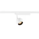1-faset spot LIGHT EYE® 2.0 omskiftelig, kardanisk drejning, balleformet IP20, hvid mat 