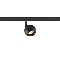 Skinne spot LIGHT EYE® 2.0 rund IP20, sort, lakeret dæmpbar