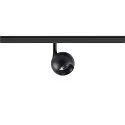 track spot LIGHT EYE® 2.0 round IP20, black, lacquered dimmable