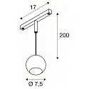 Pendel LIGHT EYE® 2.0 IP20, sort dæmpbar