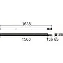 SLV Lys bærer EASYLIGHT 1500 135 835/840/850 BK WB ML, sort