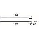 SLV Lysbånd system dæksel EASYLIGHT BC 1500 7 25 BK 7-polet, sort