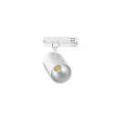 3-phase spot TRACKSPOT P 17/28W 36° ON-OFF  adjustable, switchable, multipower IP20, white, lacquered 