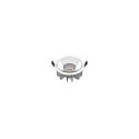 Indbygnings loftlampe DOWNLIGHT P 165 ON-OFF stiv, slagfast, multipower, kablet gennem IP54, hvid 