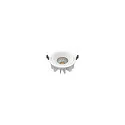 Indbygnings loftlampe DOWNLIGHT P 165 DALI stiv, DALI styrbar, slagfast, kablet gennem IP54, hvid dæmpbar