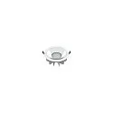 ceiling recessed luminaire DOWNLIGHT P 230 DALI rigid, DALI controllable, impact resistant, wired through IP54, white dimmable