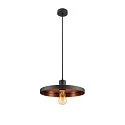 SLV pendant luminaire LALU® SET PLATE 33 E27 IP20, black dimmable