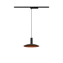 SLV 1-faset pendul LALU® SET ELYPSE 22 med skærm, CCT Switch, sæt med 1 IP20, sort dæmpbar