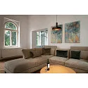 SLV 1-faset pendul LALU® SET TETRA 24 med skærm, CCT Switch, sæt med 1 IP20, sort dæmpbar