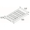 SLV Fjernbetjening BATTEN P / PIR-SENSOR-CONTROL programmerbar, multifarvet, sort