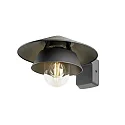Væglampe SEJERO E27 IP65, antracit dæmpbar