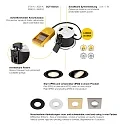 ceiling recessed luminaire UNIVERSAL DOWNLIGHT MOVE swivelling, with cover IP20