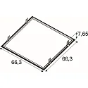 Monteringsramme PANEL P | PAVANNO, hvid