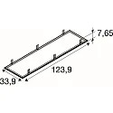 SLV mounting frame PANEL P | PAVANNO, black